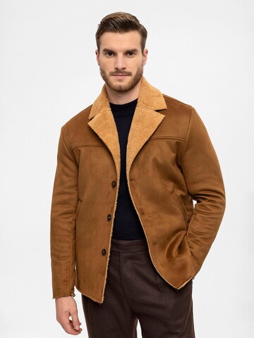 Antioch - Abrigo de invierno 'Faux ' en beige