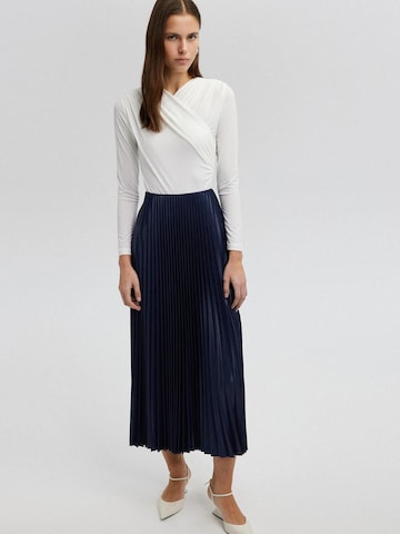 Jupe 'Pleated Skirt' Touché Privé en bleu