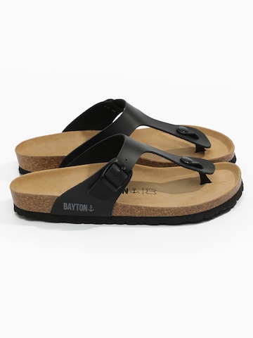 Bayton Teenslippers 'Mercure' in Zwart