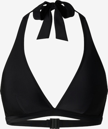 Bogner Fire + Ice Triangel Bikinitop 'Jasmin' in Schwarz: Vorderseite