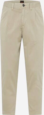 BOSS Chino trousers 'Shyne' in Grey: front