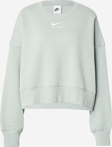žalia Nike Sportswear Megztinis be užsegimo 'PHNX FLC': priekis
