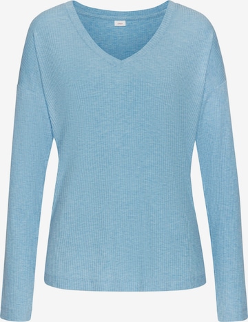 s.Oliver Shirts i blå: forside