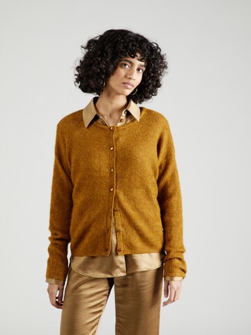 MOS MOSH Knit Cardigan in Yellow: front