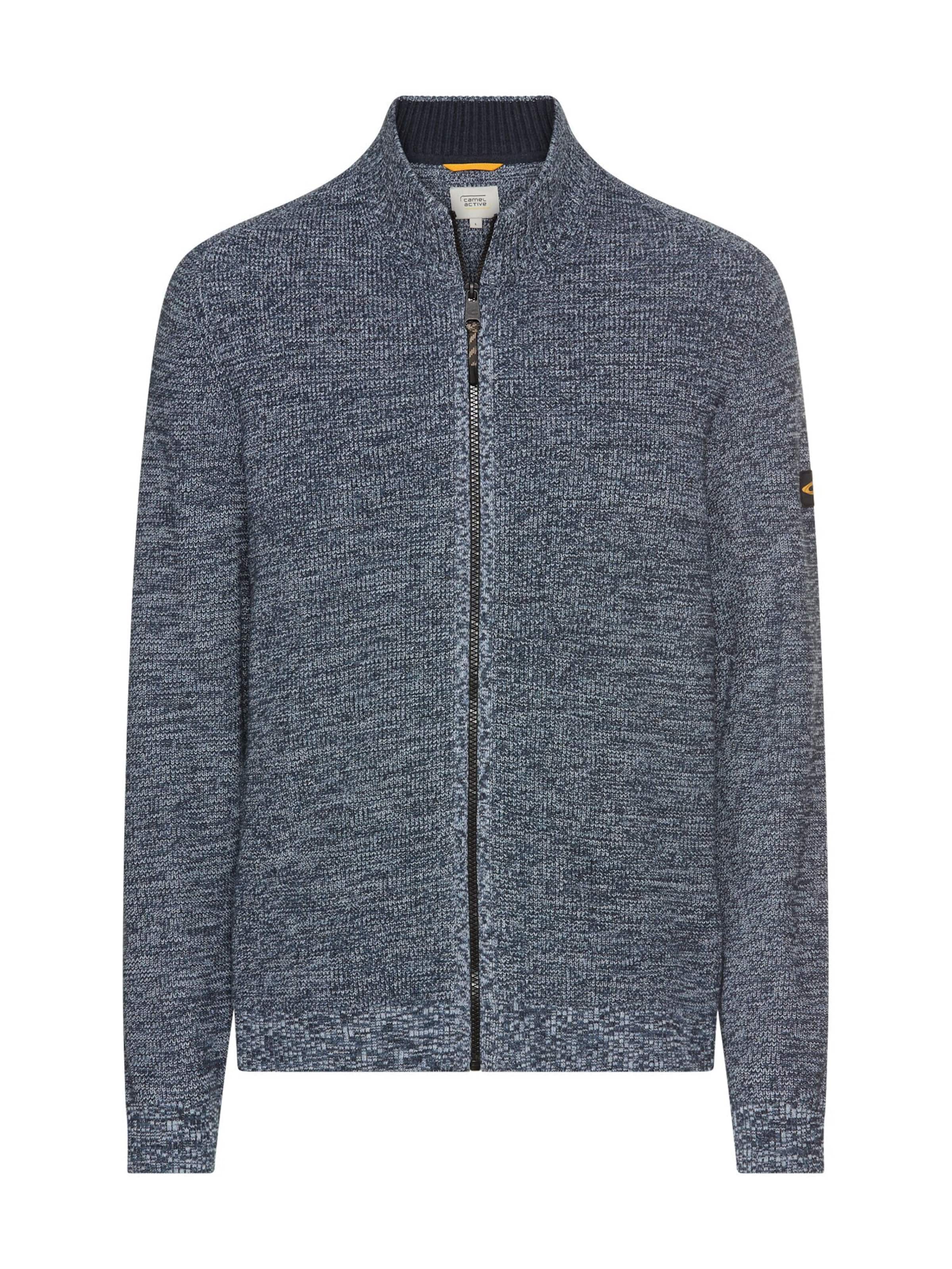 CAMEL ACTIVE Neuletakki värissä sininen: etupuoli