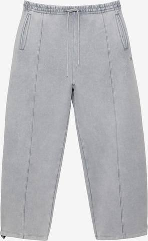 Pull&BearTapered Hlače 'STWD' - siva boja: prednji dio