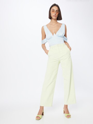 Misspap Shirt bodysuit in Blue