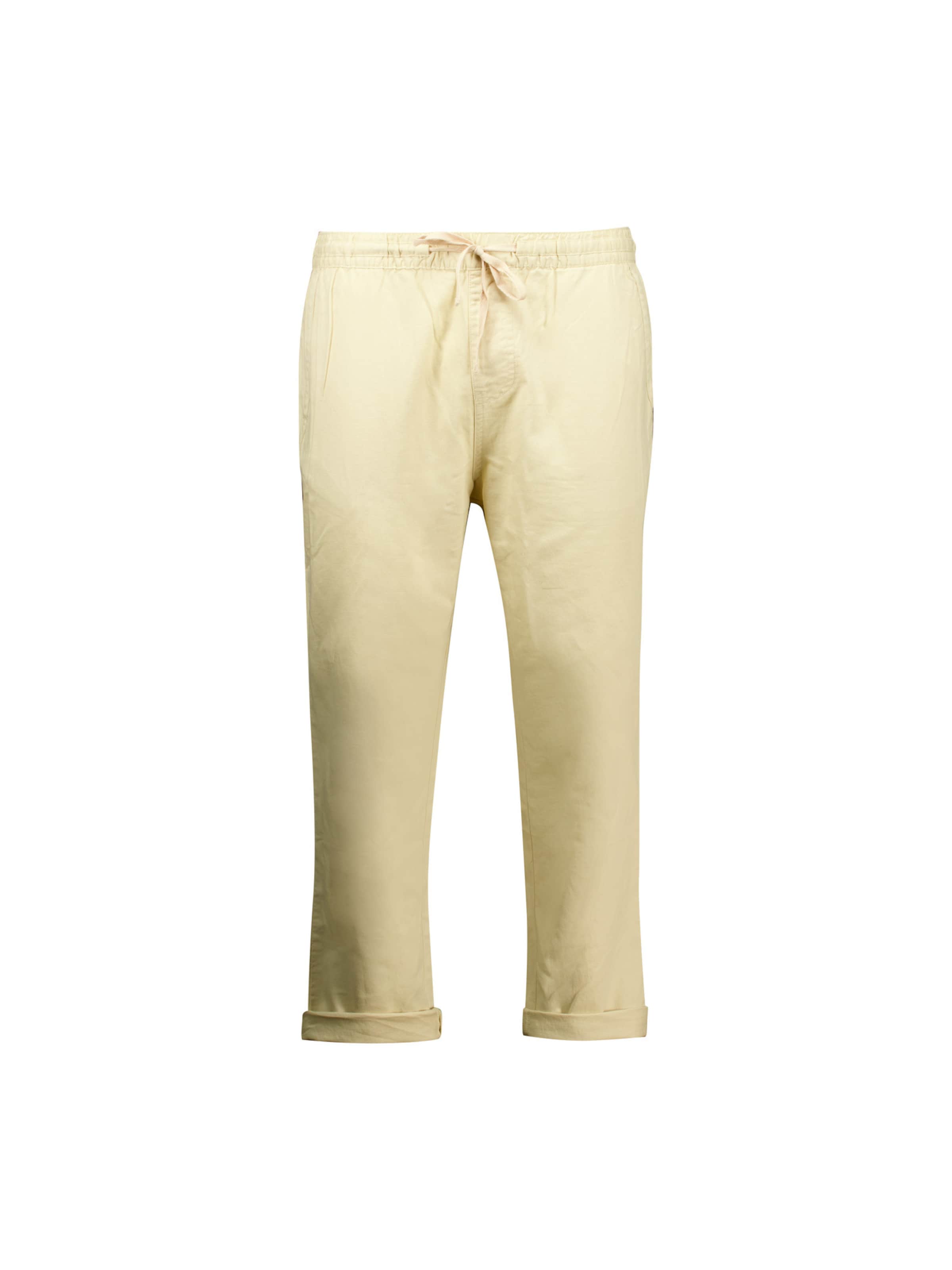Loosefit Pantalon chino 'Glades' Deeluxe en beige : devant