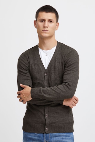 BLEND Knit Cardigan 'Caden' in Grey: front