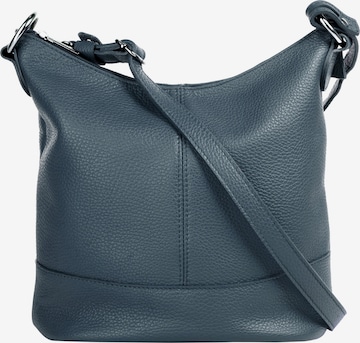 Cluty - Bolso de hombro en azul: frente