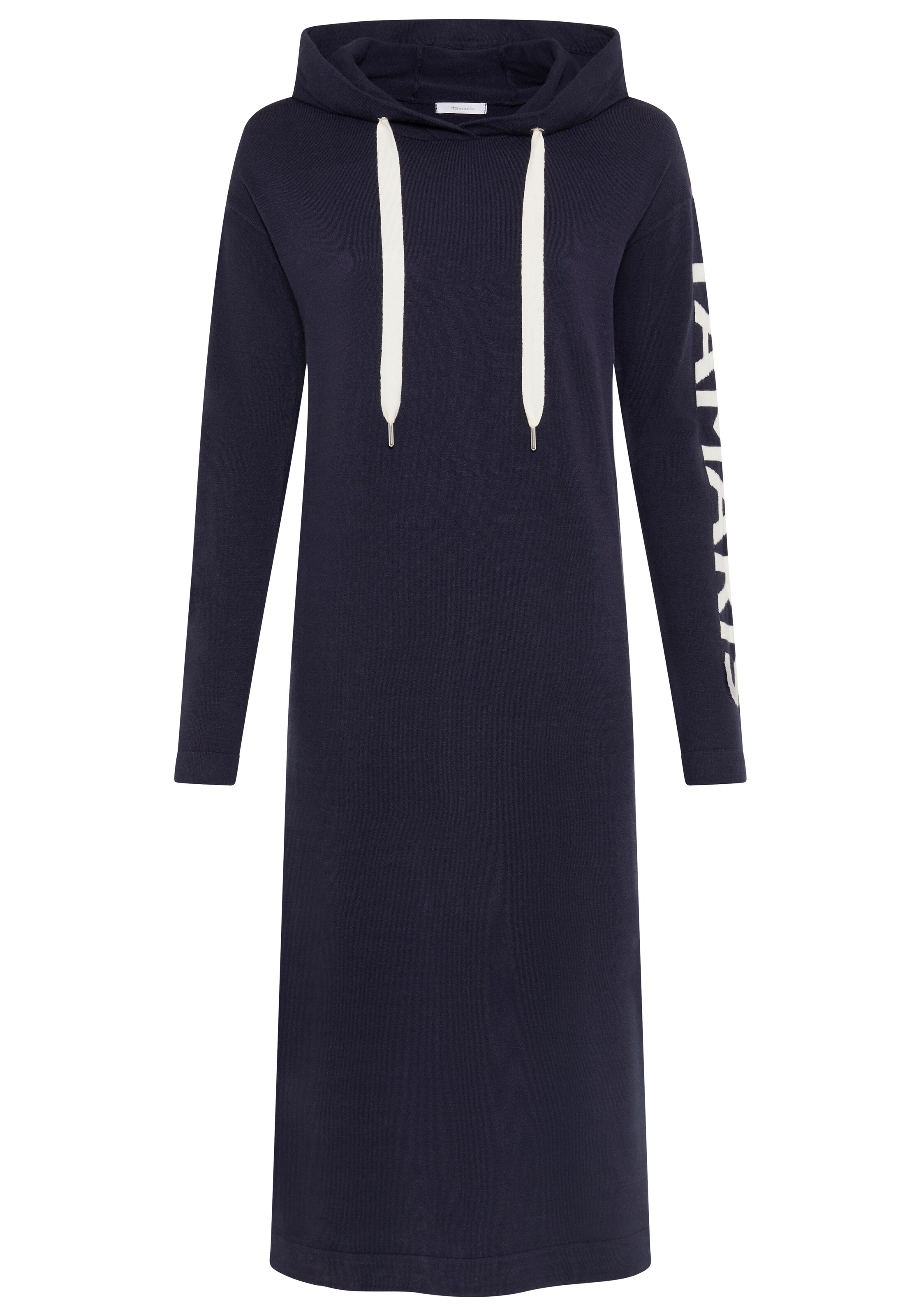 Tamaris Knitted dress in Blue: front