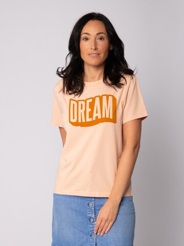 T-shirt 'Dream' Watapparel en orange : devant