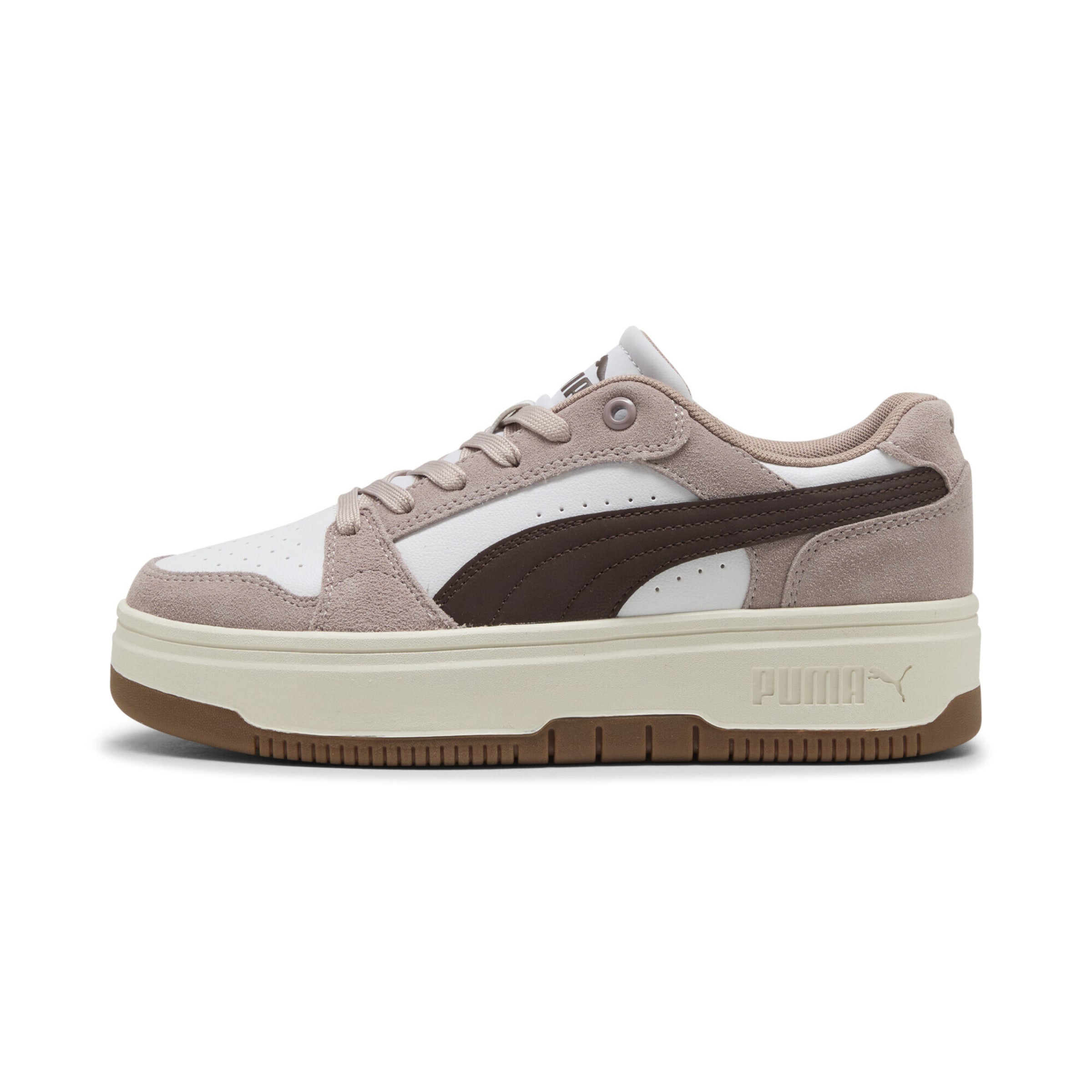 PUMA Sneakers laag 'Rebound' in Beige: voorkant