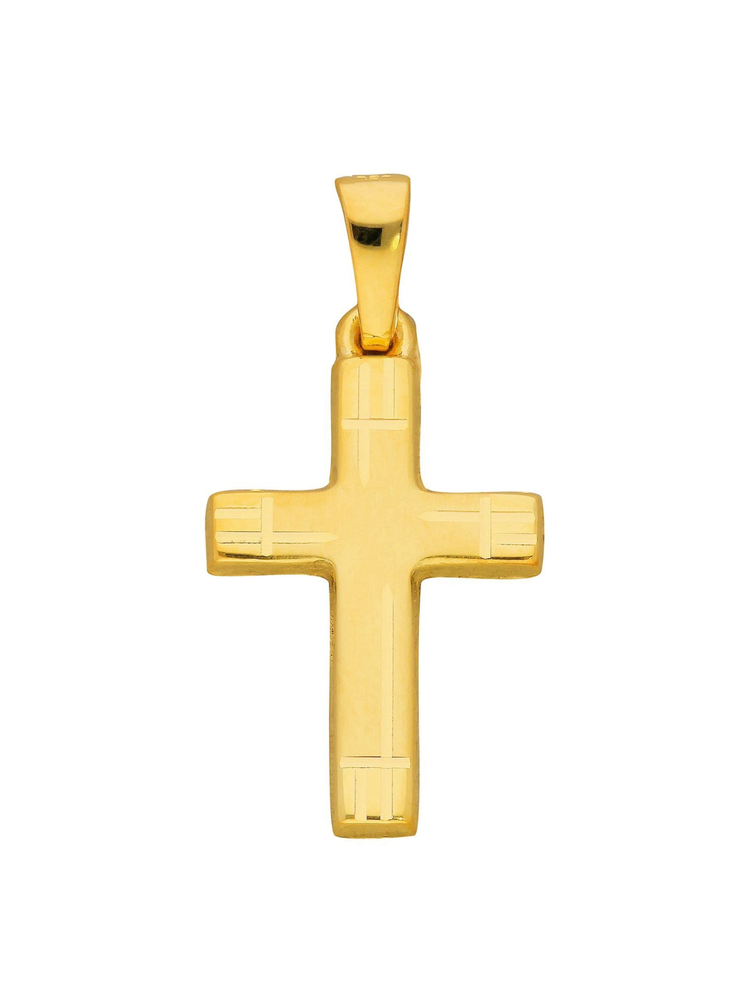 Adelia´s Pendant in Gold: front