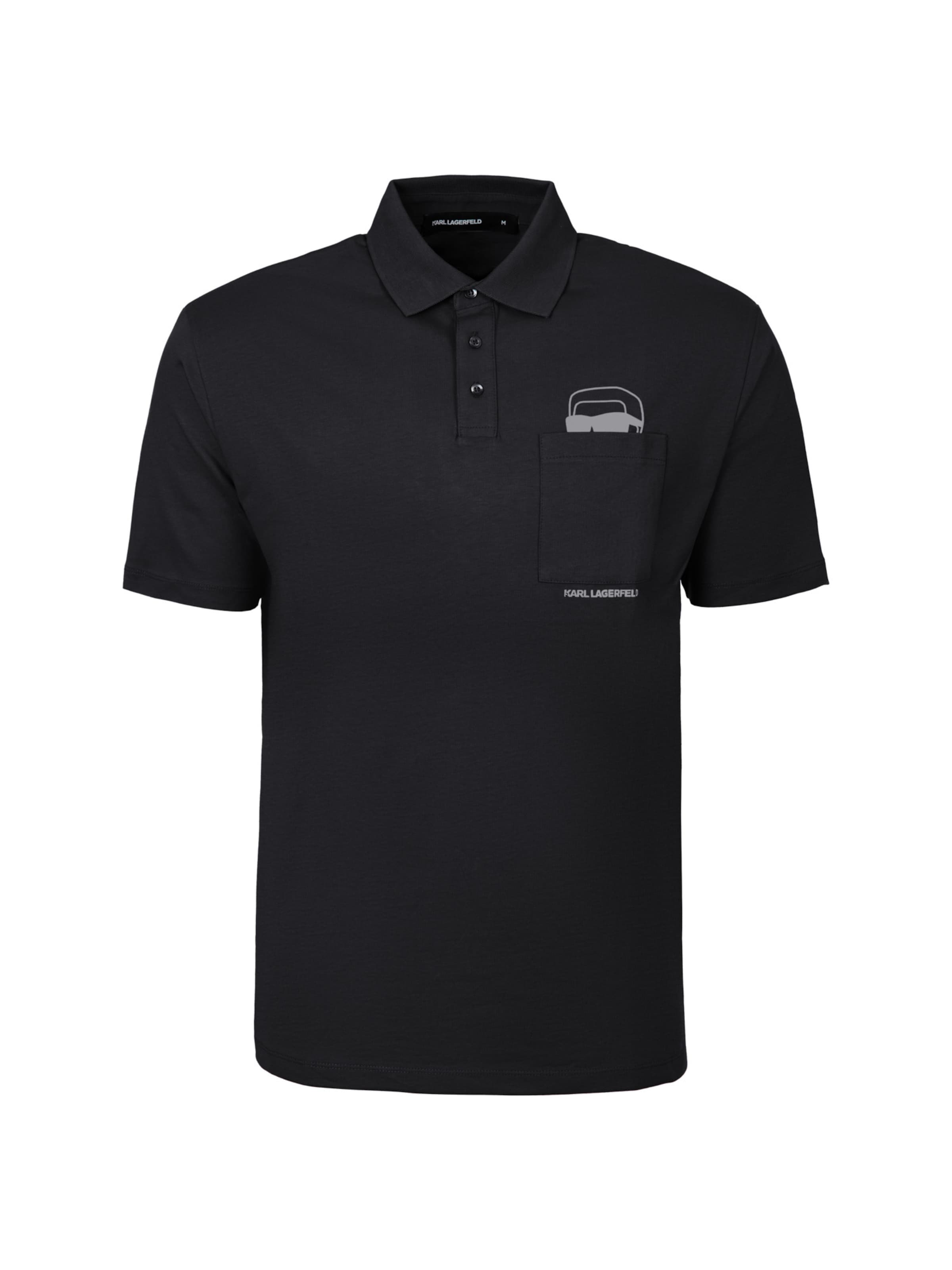 Karl Lagerfeld - Camisa em preto: frente