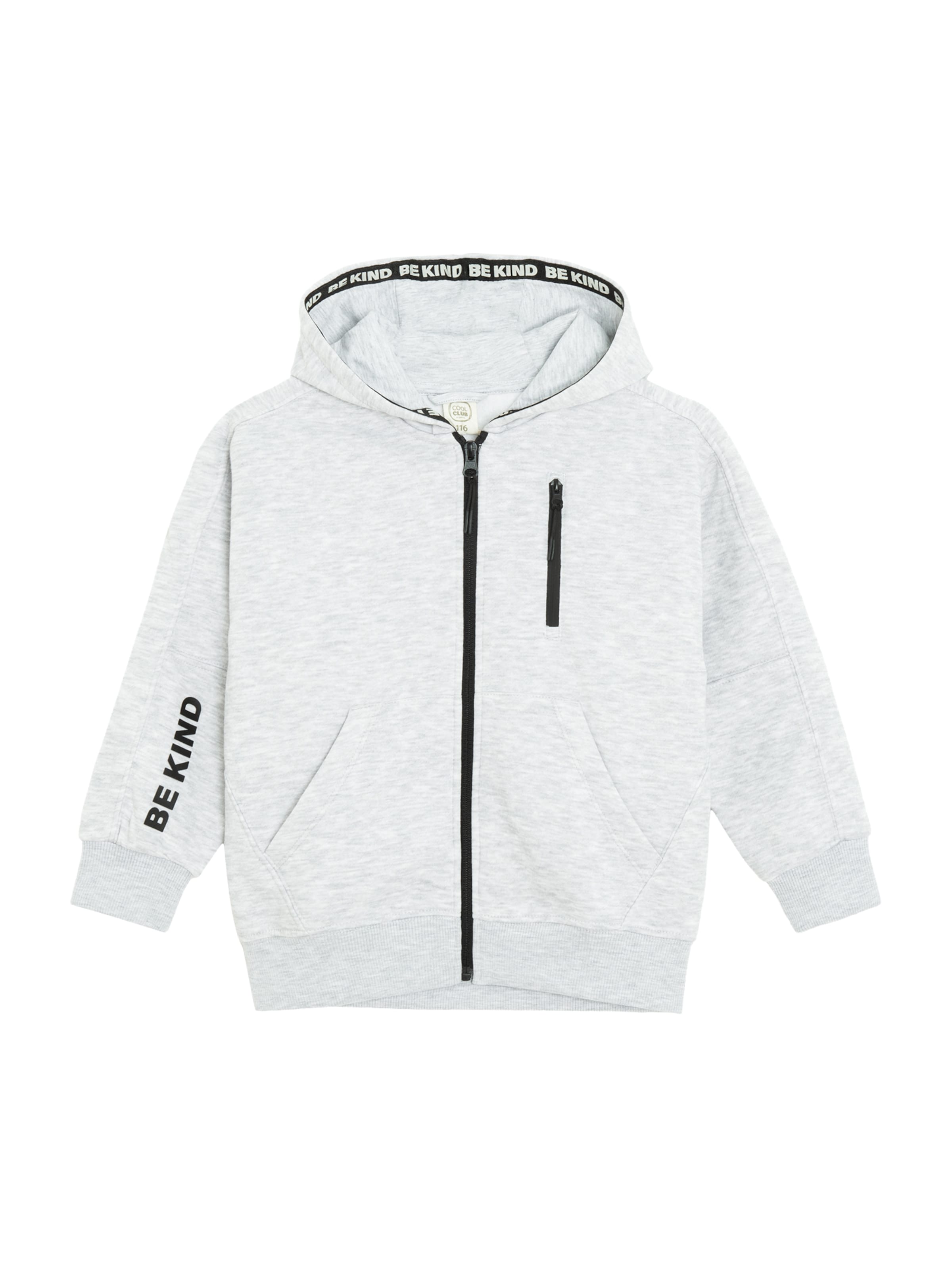 Cool Club Tréning dzseki - szürke: elől