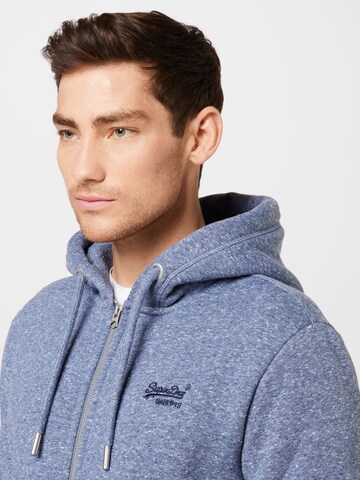 Superdry Sweatjacke in Blau