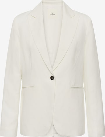 Blazer 'Ragna' SOAKED IN LUXURY en blanc : devant