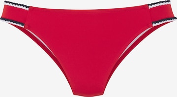 Pantaloncini per bikini di s.Oliver in rosso: frontale