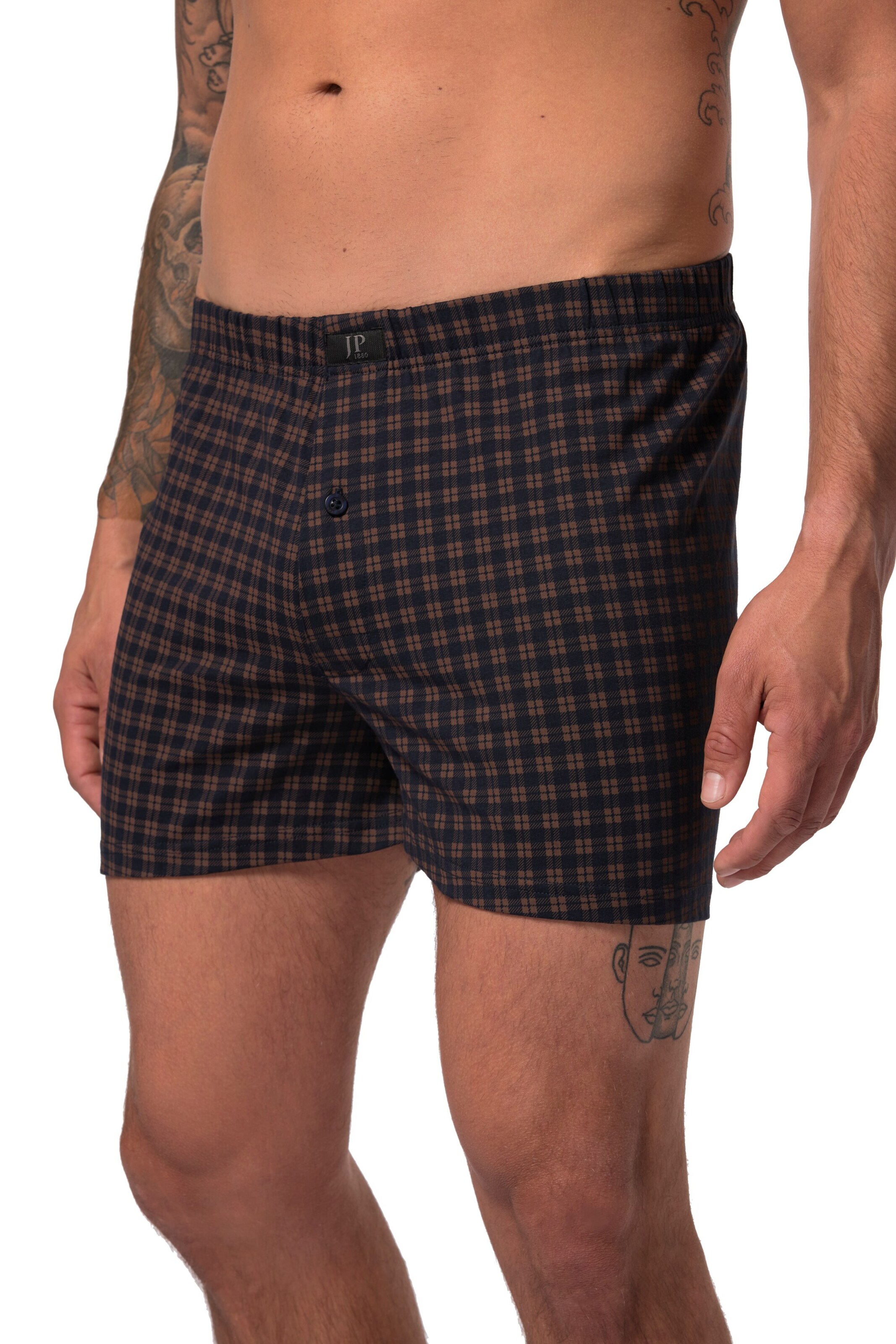 JP1880 Boxershorts in Blauw: voorkant