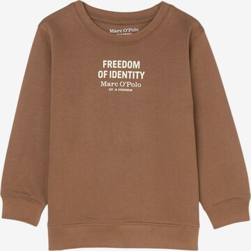 Marc O'Polo Sweatshirt in Brown: front