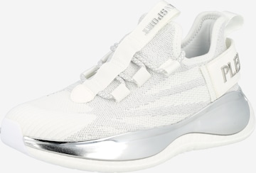 Plein Sport Platform trainers in White: front