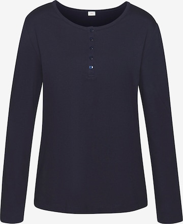 s.Oliver Pajama shirt in Blue: front