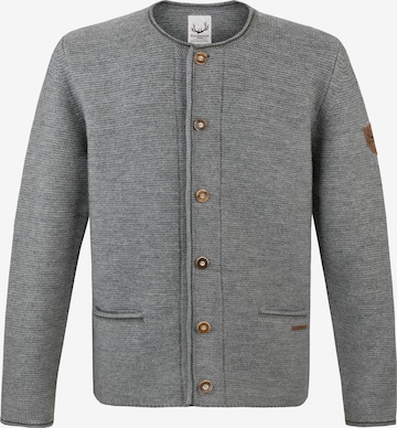 STOCKERPOINT Knitted Janker 'Amaro' in Grey: front