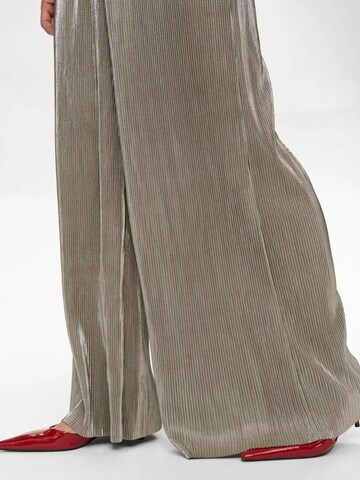 NÜMPH Loosefit Housut ' NUJIVA ' värissä beige