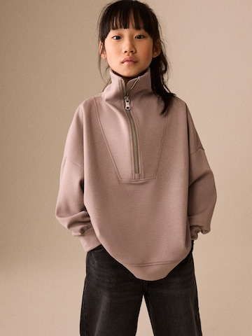 Sweat-shirt Next en gris : devant