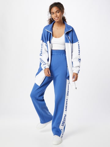 Missguided - Pierna ancha Pantalón 'PLAYBOY' en azul