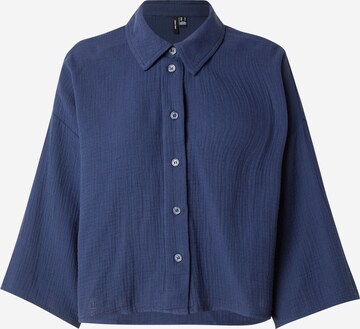 Camicia da donna 'NATALI' di VERO MODA in blu: frontale