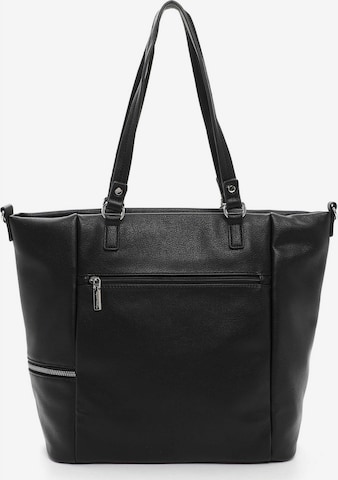 TAMARIS Nakupovalna torba 'Nele' | črna barva