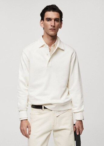 MANGO MAN Sweatshirt 'beach' in Beige: predná strana