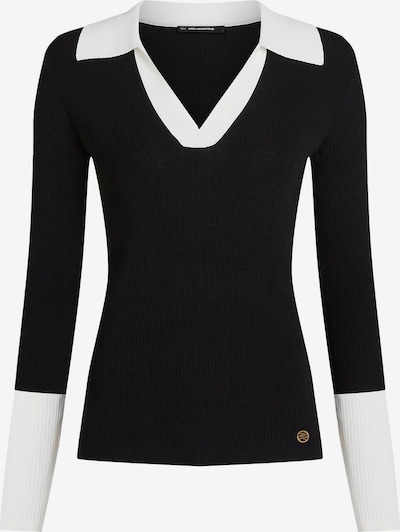 Megztinis iš Karl Lagerfeld, spalva – juoda / balta, Prekių apžvalga