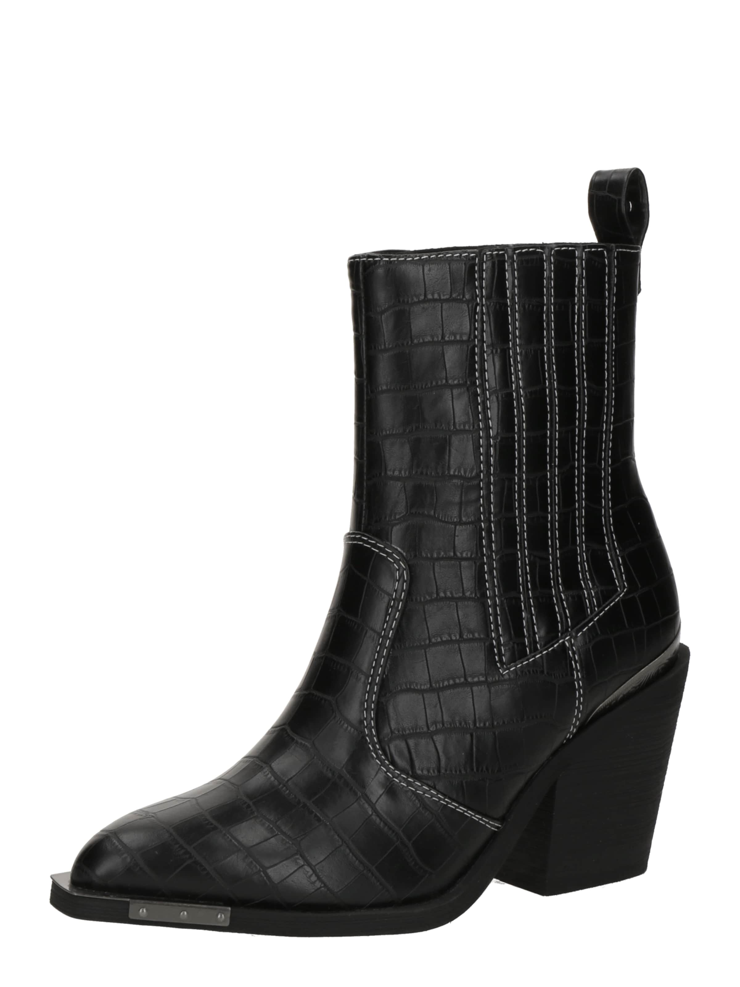 BUFFALO Cowboystövel i svart: framsida