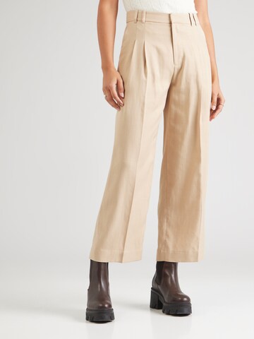 Loosefit Pantalon à pince & Other Stories en beige : devant