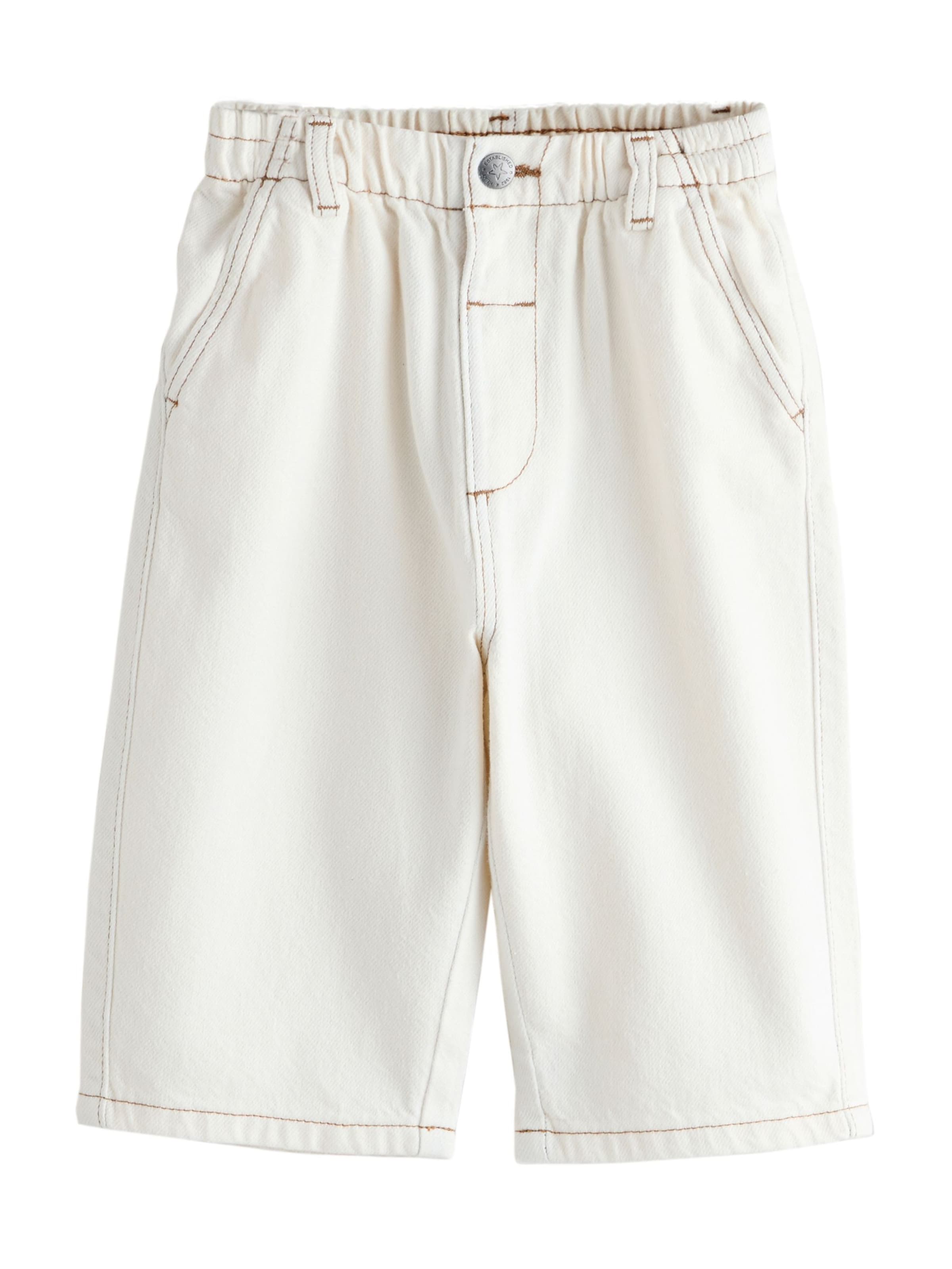 Next Wide Leg Farkut värissä beige: etupuoli