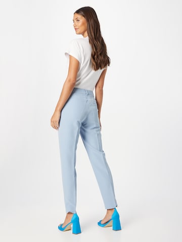 BRUUNS BAZAAR Regular Trousers with creases 'Rubysus Linea' in Blue