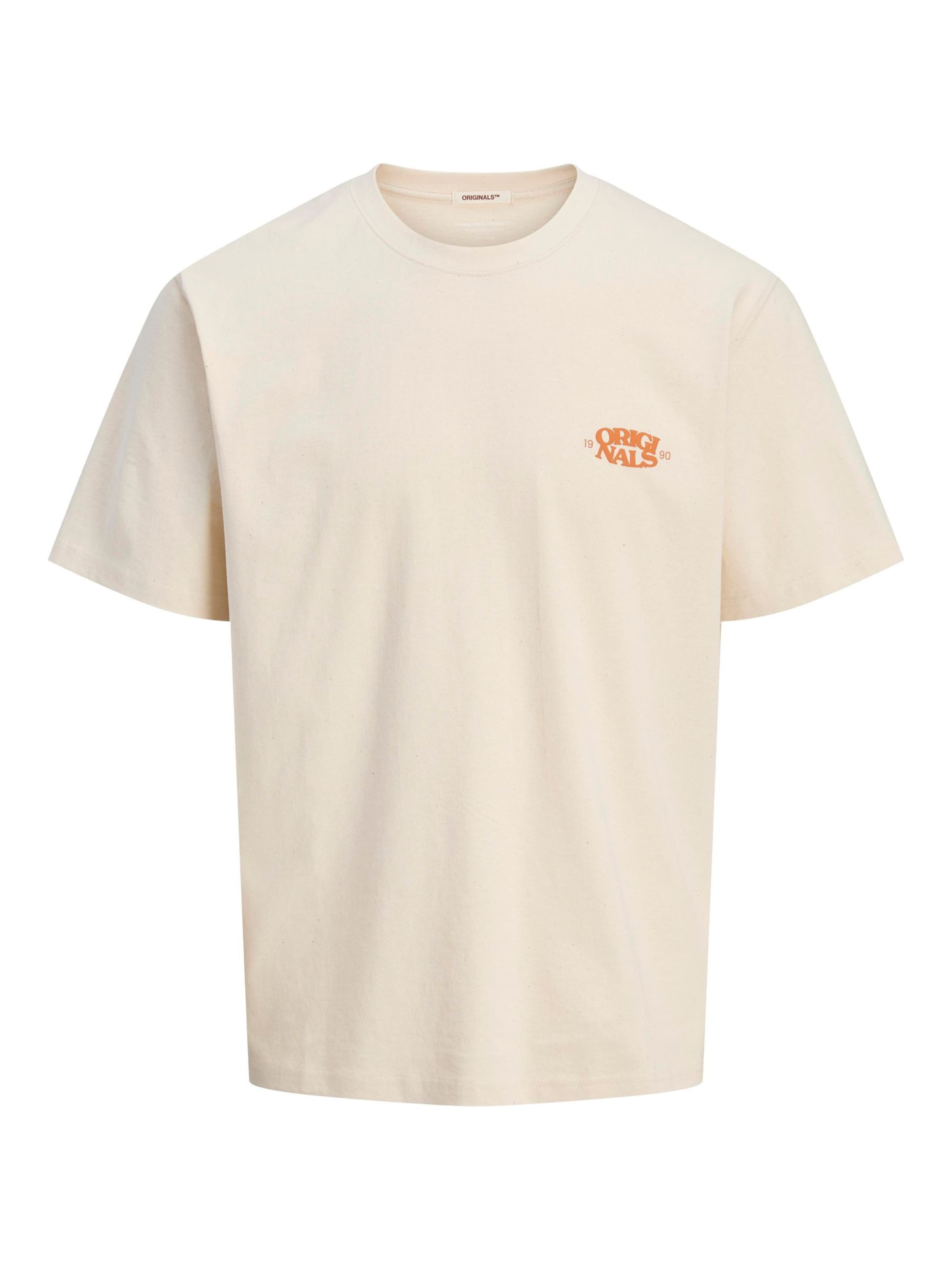 T-Shirt JACK & JONES en beige : devant