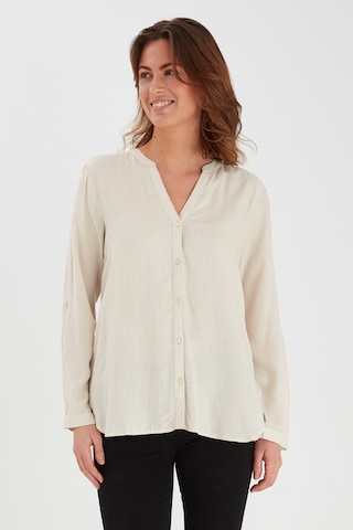 b.young Blouse in Beige: front