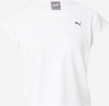 PUMA Performance shirt in White: front
