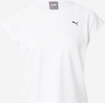 T-shirt fonctionnel PUMA en blanc : devant