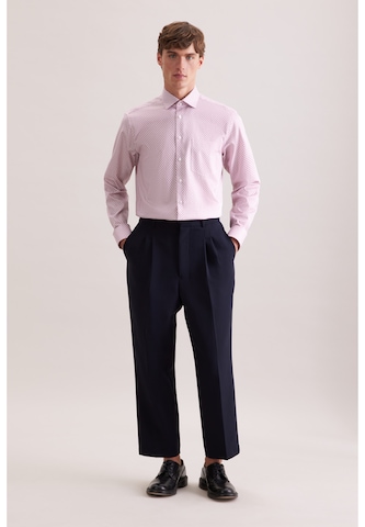 Coupe regular Chemise business 'Schwarze Rose' SEIDENSTICKER en rose