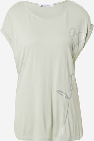 T-shirt 'Maja' ABOUT YOU en vert : devant