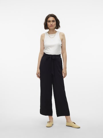 VERO MODA Loosefit Bukser 'ALBA' i sort