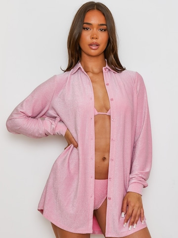 Moda Minx Bluse 'Lumiere' in Pink: Vorderseite