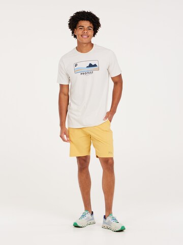 PROTEST Regular Pants 'PRTNAVAGIO' in Yellow
