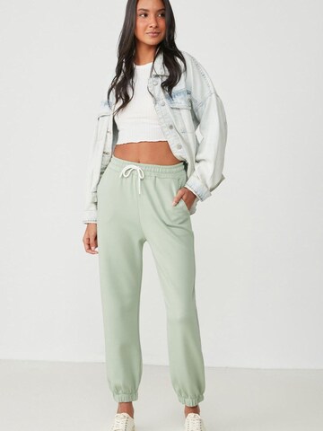Effilé Pantalon C&City en vert