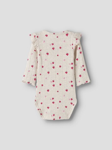 NAME IT - Macacão/Body 'NBFJELLY' em branco